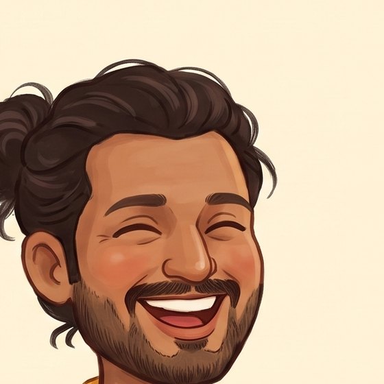 Satbir Malhi, drawn as he appears in the books