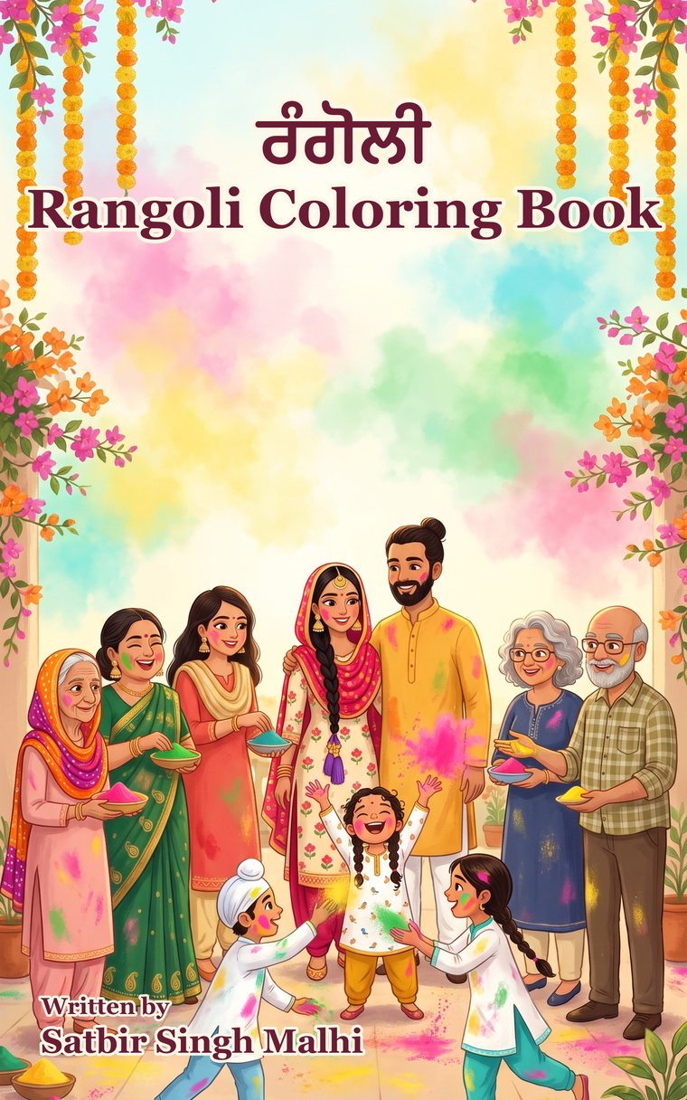Cover of Rangoli Coloring Book